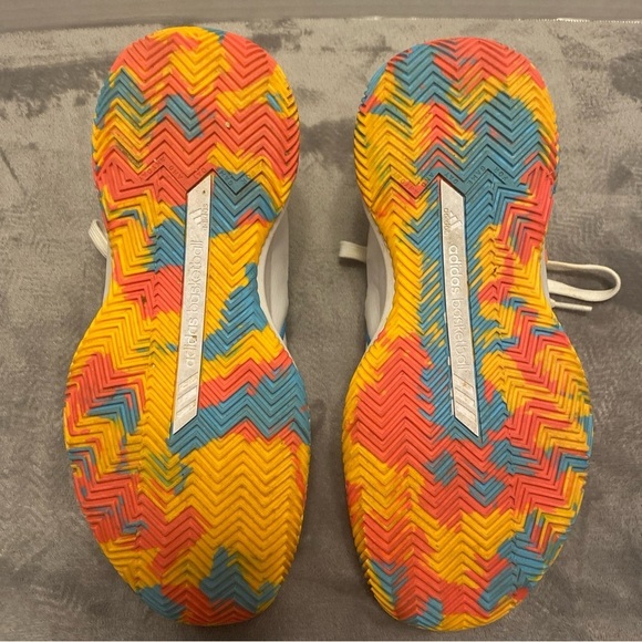 Adidas Court Vision 2.0 Rainbow Sole Art FZ1375 basketball shoes. Sz 7 men’s. main image 5